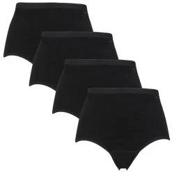 Ten Cate Dames Basics 4-pack High Waist Zwart