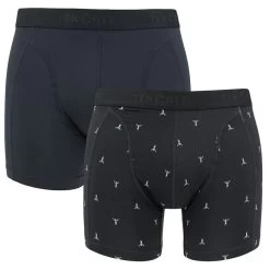 Ten Cate Basic 2-pack Microfiber Boxers Print Zwart