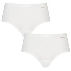 Ten Cate Dames Basics 2-pack Midi Slips Wit