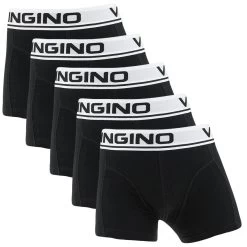 Vingino Jongens 5-pack Boxers Basic Zwart