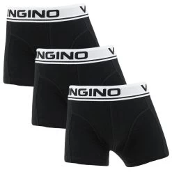 Vingino Jongens 3-pack Boxers Basic Zwart