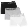 Vingino Jongens 3-pack Boxers Zwart / Grijs / Wit