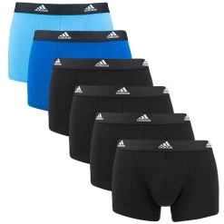 Adidas 6-pack Boxers Active Flex Blauw & Zwart
