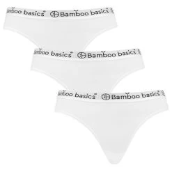 Bamboo Basics Dames 3-pack Slips Yara Wit