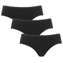 Bamboo Basics Dames 3-pack Hip-slips Mila Zwart