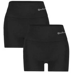 Bamboo Basics Dames 2-pack Boxershorts Stella Seamless Zwart