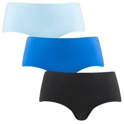BJØRN BORG Björn Borg Dames Performance 3-pack Hipsters Blauw & Zwart