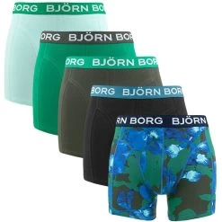 BJØRN BORG Björn Borg Cotton Stretch 5-pack Boxers Basic Print Multi II