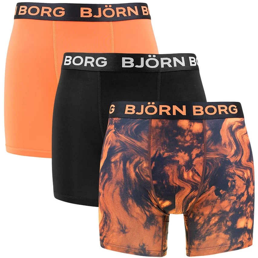 BJØRN BORG Björn Borg Performance 3-pack Microfiber Boxers Tiedye Multi 3 BJØRN BORG Björn Borg Performance 3-pack Microfiber Boxers Tiedye Multi