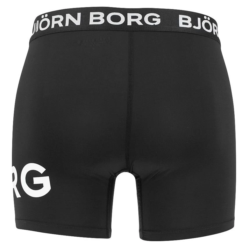 BJØRN BORG Björn Borg Performance 3-pack Microfiber Boxers Basic Leafs Zwart & Blauw 8 BJØRN BORG Björn Borg Performance 3-pack Microfiber Boxers Basic Leafs Zwart & Blauw - Afbeelding 6
