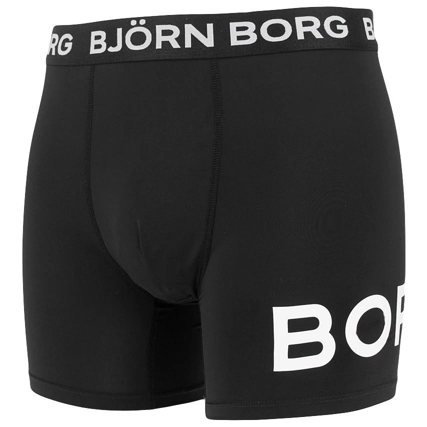 BJØRN BORG Björn Borg Performance 3-pack Microfiber Boxers Basic Leafs Zwart & Blauw 7 BJØRN BORG Björn Borg Performance 3-pack Microfiber Boxers Basic Leafs Zwart & Blauw - Afbeelding 5