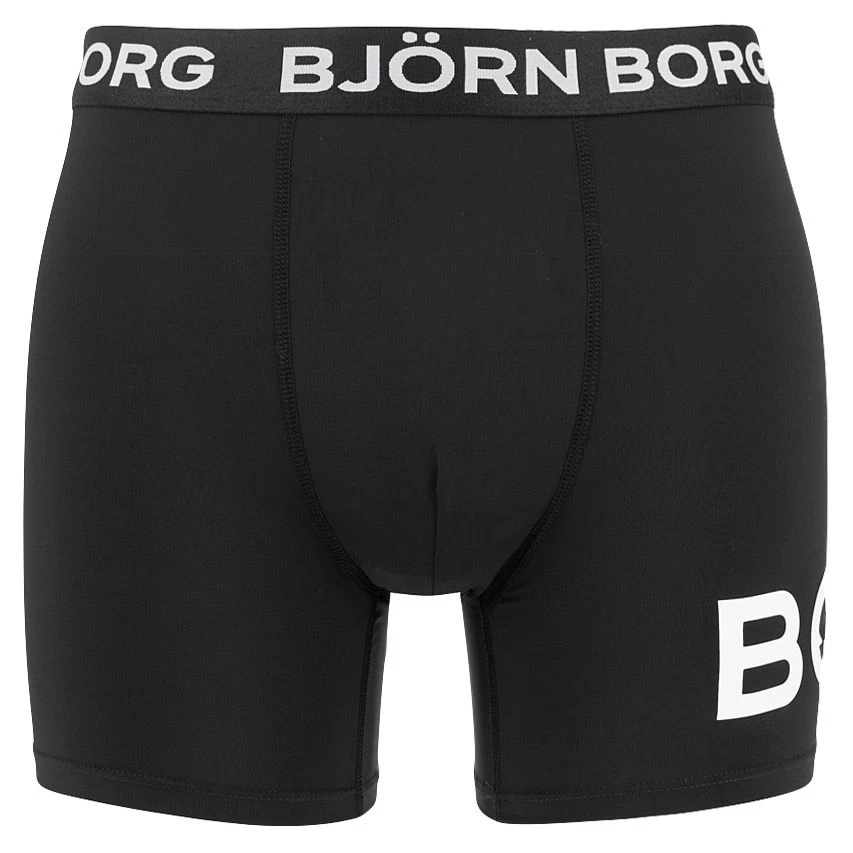 BJØRN BORG Björn Borg Performance 3-pack Microfiber Boxers Basic Leafs Zwart & Blauw 6 BJØRN BORG Björn Borg Performance 3-pack Microfiber Boxers Basic Leafs Zwart & Blauw - Afbeelding 4