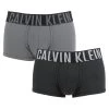 Calvin Klein Intense Power 2-pack Microfiber Lowrise Boxer Trunks Zwart & Grijs