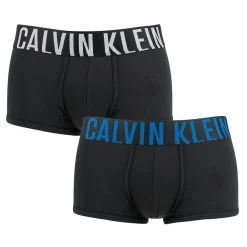 Calvin Klein Intense Power 2-pack Microfiber Lowrise Boxer Trunks Zwart