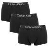 Calvin Klein Modern Structure 3-pack Boxer Trunks Zwart