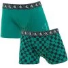 Calvin Klein Jongens 2-pack Boxers Blocked Logo Groen