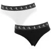 Calvin Klein Meisjes Ck One 2-pack Slips Zwart & Wit