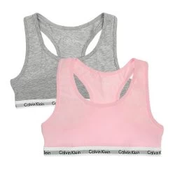 Calvin Klein Meisjes 2-pack Bralettes Roze & Grijs