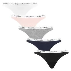 Calvin Klein Dames 5-pack Strings This Is Love Multi