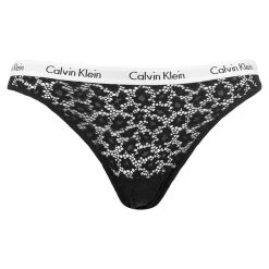 Calvin Klein Dames Brazilian Kant Zwart