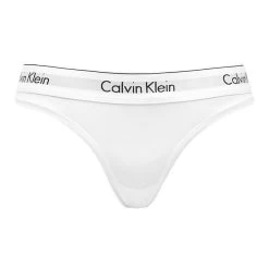 Calvin Klein Dames Plus Size String Wit
