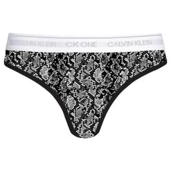 Calvin Klein Dames Ck One Plus Size String Snake Multi