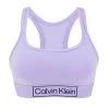 Calvin Klein Dames Unlined Logo Bralette Paars