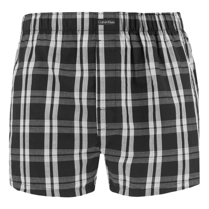 Calvin Klein 3-pack Wijde Boxershorts Stripe / Check Zwart 8 Calvin Klein 3-pack Wijde Boxershorts Stripe / Check Zwart - Afbeelding 6