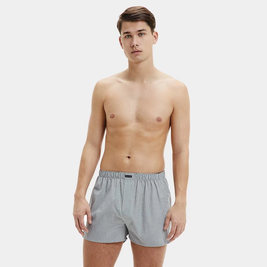 Calvin Klein 3-pack Wijde Boxershorts Stripe / Check Zwart 6 Calvin Klein 3-pack Wijde Boxershorts Stripe / Check Zwart - Afbeelding 4