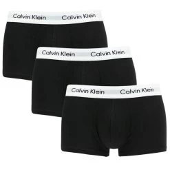 Calvin Klein 3-pack Lowrise Boxer Trunks Zwart
