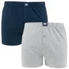 CECEBA 2-pack Wijde Boxershorts Blauw & Grijs