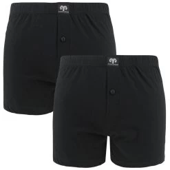 CECEBA 2-pack Wijde Boxershorts Zwart