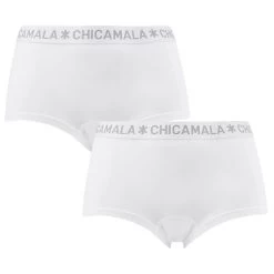 Chicamala Dames 2-pack Boxershorts Basic Wit