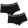 Chicamala Meisjes 2-pack Boxershorts Basic Zwart