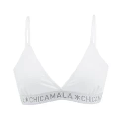 Chicamala Dames Triangle Bralette Basic Wit