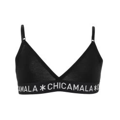 Chicamala Meisjes Triangle Bralette Basic Zwart