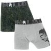 CR7 Jongens 2-pack Boxers Print Zwart & Grijs