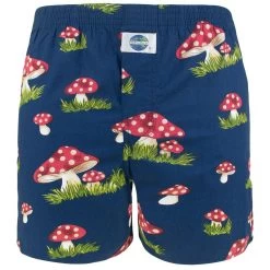 DEAL Wijde Boxershort Mushrooms Blauw