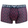 Emporio Armani Microfiber Boxer All Over Logo Multi