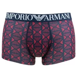 Emporio Armani Microfiber Boxer All Over Logo Multi