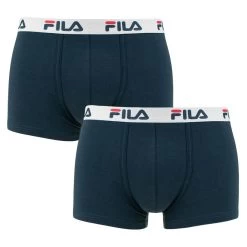 FILA 2-pack Boxers Basic Blauw