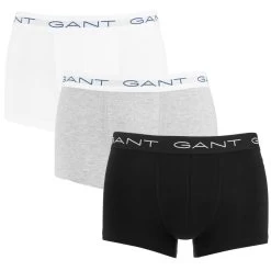 GANT Essentials 3-pack Boxers Zwart, Grijs & Wit