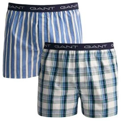 GANT 2-pack Wijde Boxershorts Stripe Multi