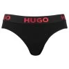 Hugo Boss Dames HUGO Sporty Logo Slip Zwart