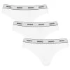 Hugo Boss Dames HUGO 3-pack Slips Wit