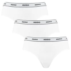 Hugo Boss Dames HUGO 3-pack Hipsters Wit