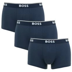 Hugo Boss BOSS Power 3-pack Boxer Trunks Blauw