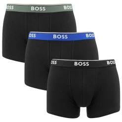 Hugo Boss BOSS Power 3-pack Boxer Trunks Basic Combi Zwart