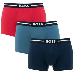 Hugo Boss BOSS Bold 3-pack Boxers Blauw & Rood