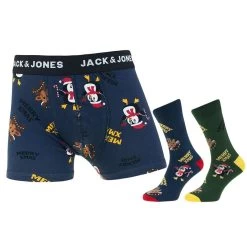 Jack & Jones Jongens Giftbox Penguin Xmas Boxer & Sokken Multi